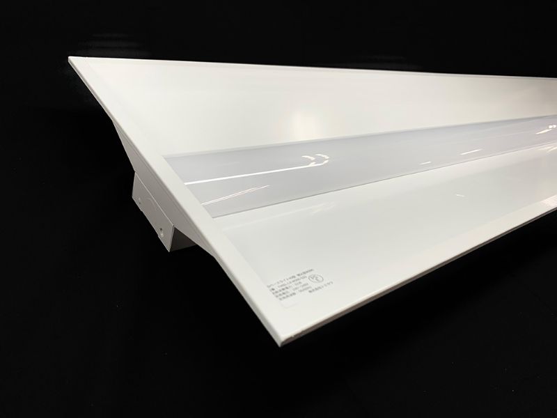 ベースライト防雨・防湿・低温型トラフ・反射笠・埋込W300